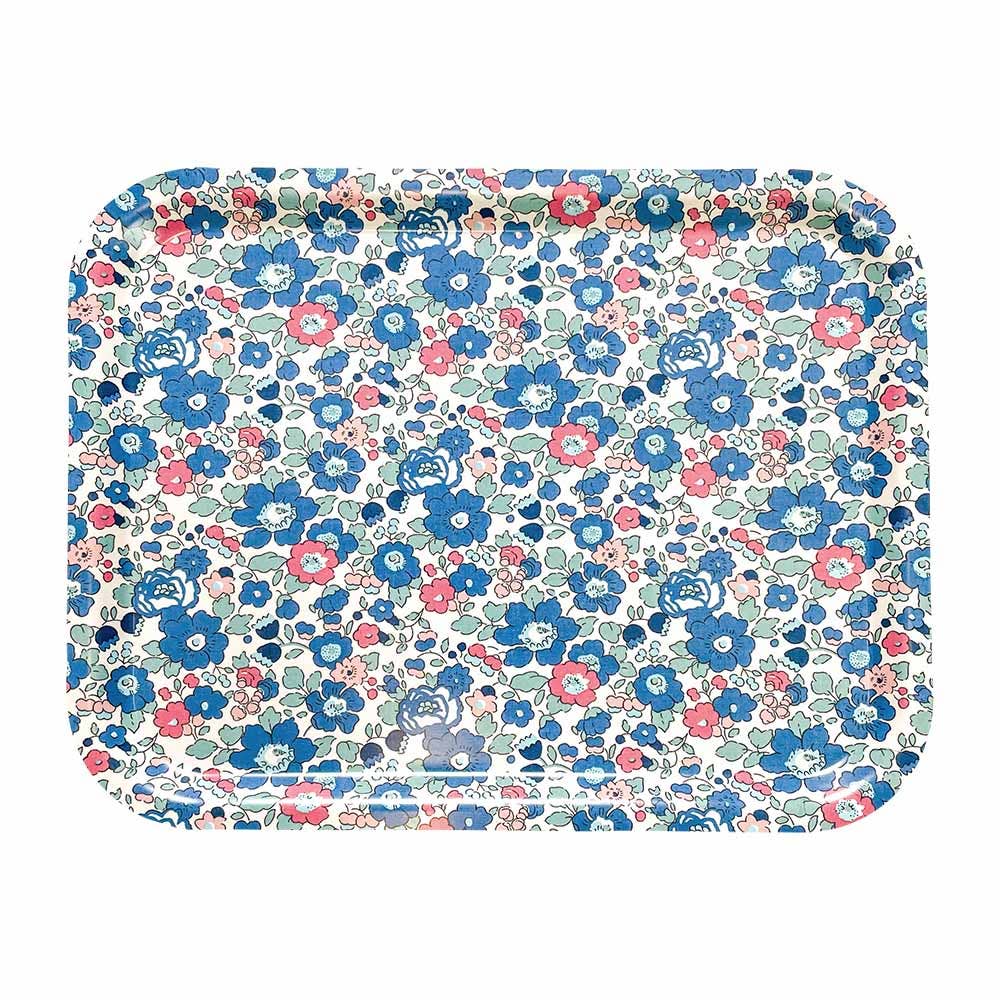 Alice Caroline - Liberty Fabric Tray Betsy Blue (B) | Homewares & Gifting