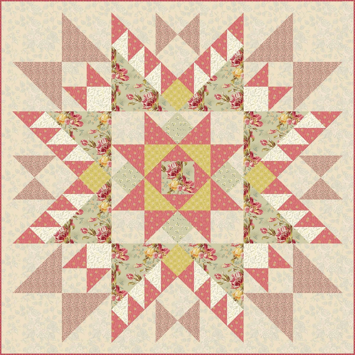 Laundry Basket Quilts - True North - Lady Tulip