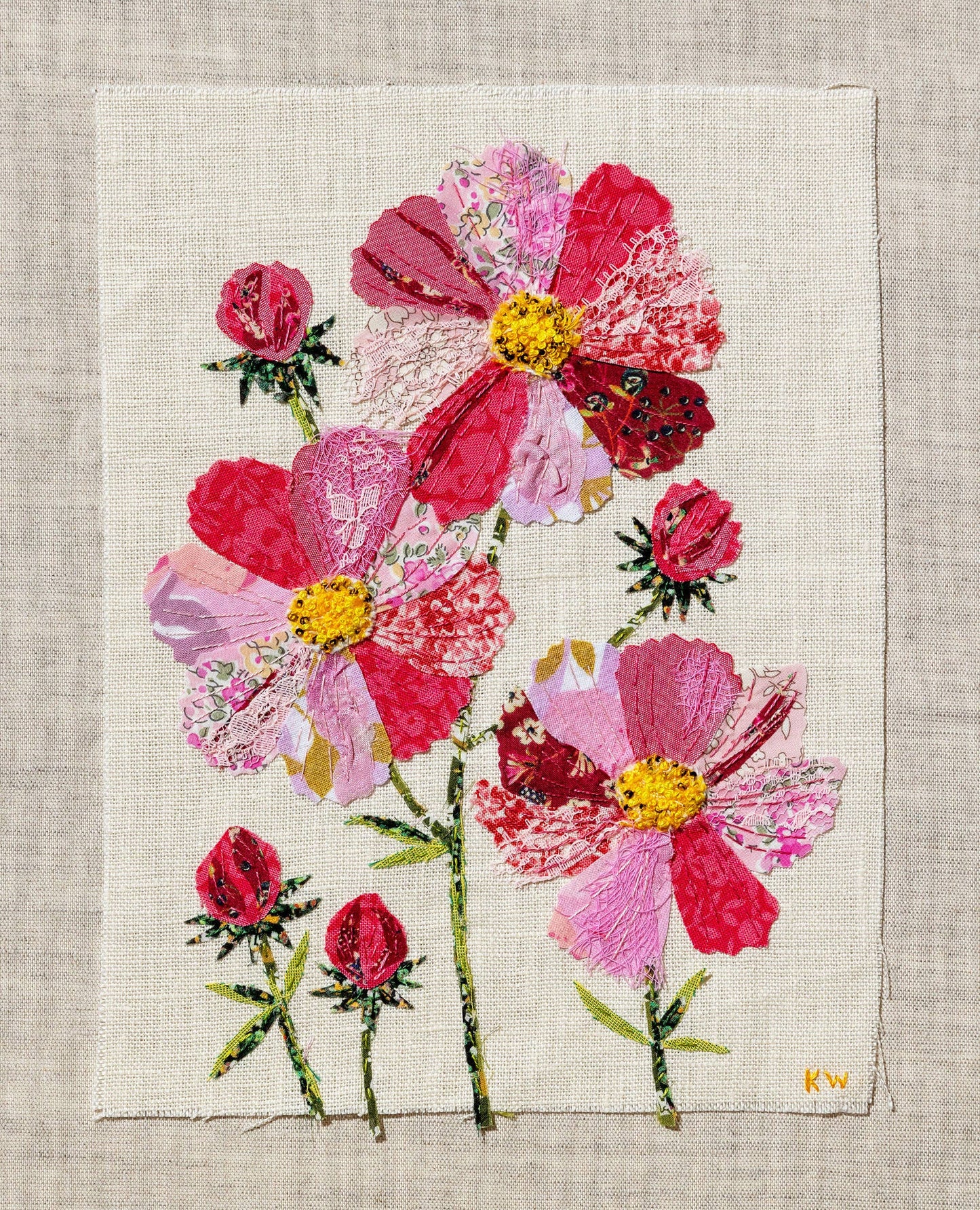 Wattle&Loop - Cosmos Slow Stitching Kit