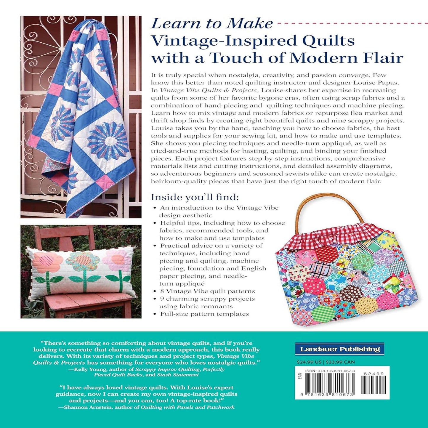 ADLE International - Vintage Vibe Quilts and Projects: Classic Designs for Pretty