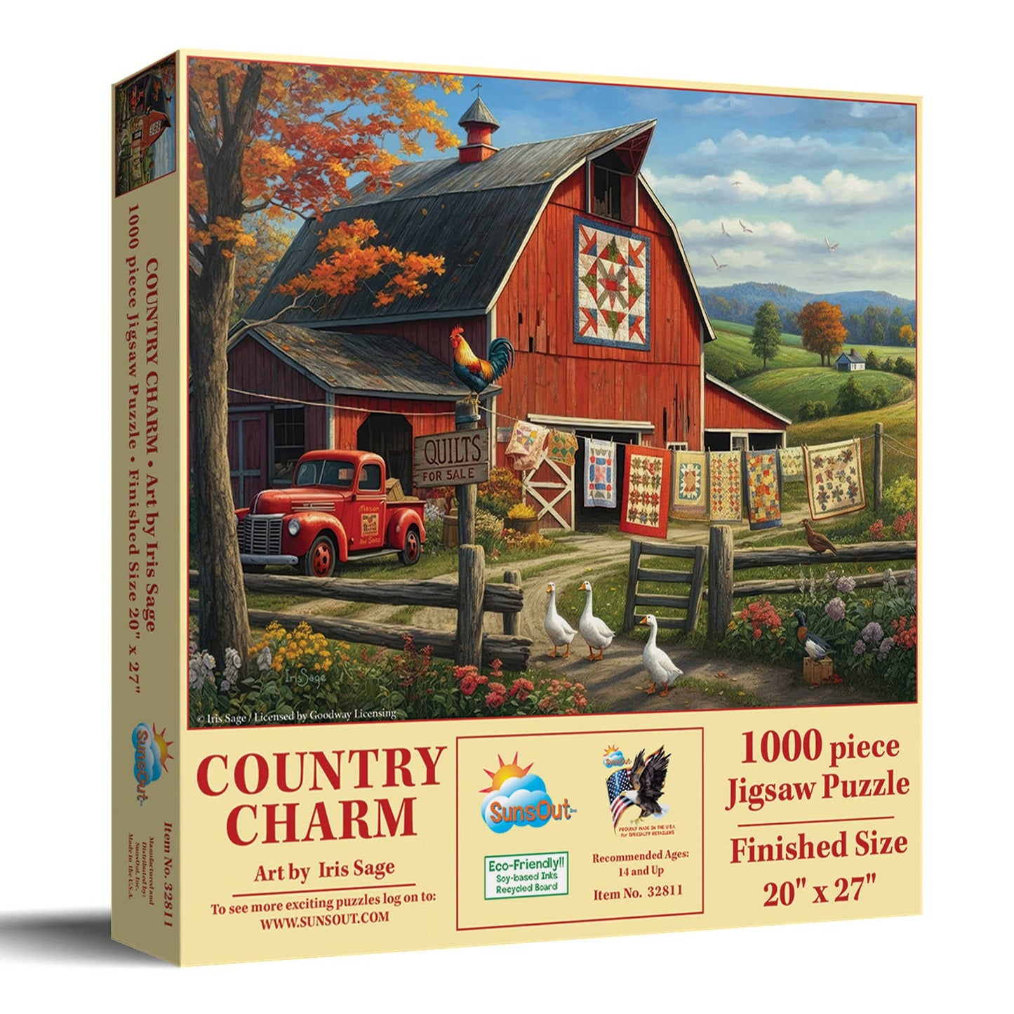 SunsOut - 0391 Country Charm 1000 pc Puzzle