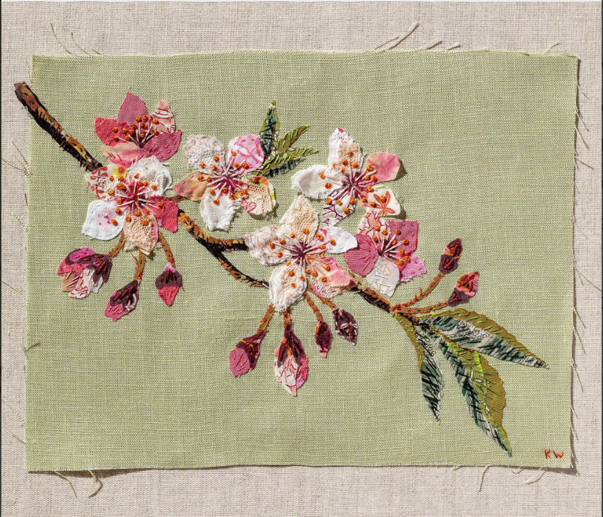 Wattle&Loop - Cherry Blossom Slow Stitching Kit