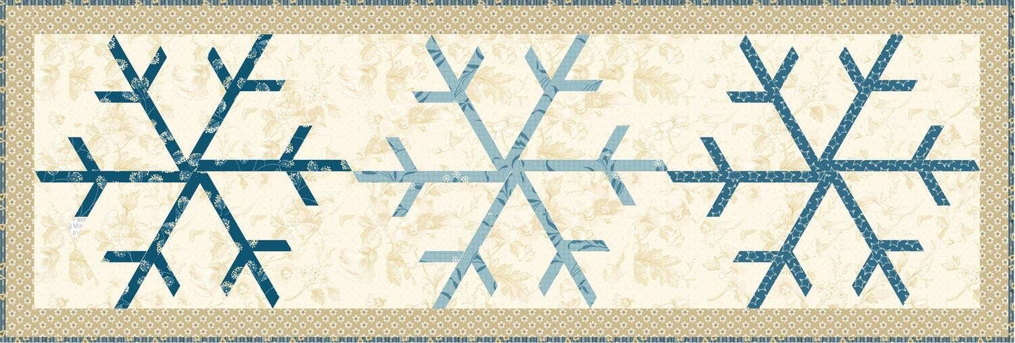Laundry Basket Quilts - Sleigh Bell Runner Trio