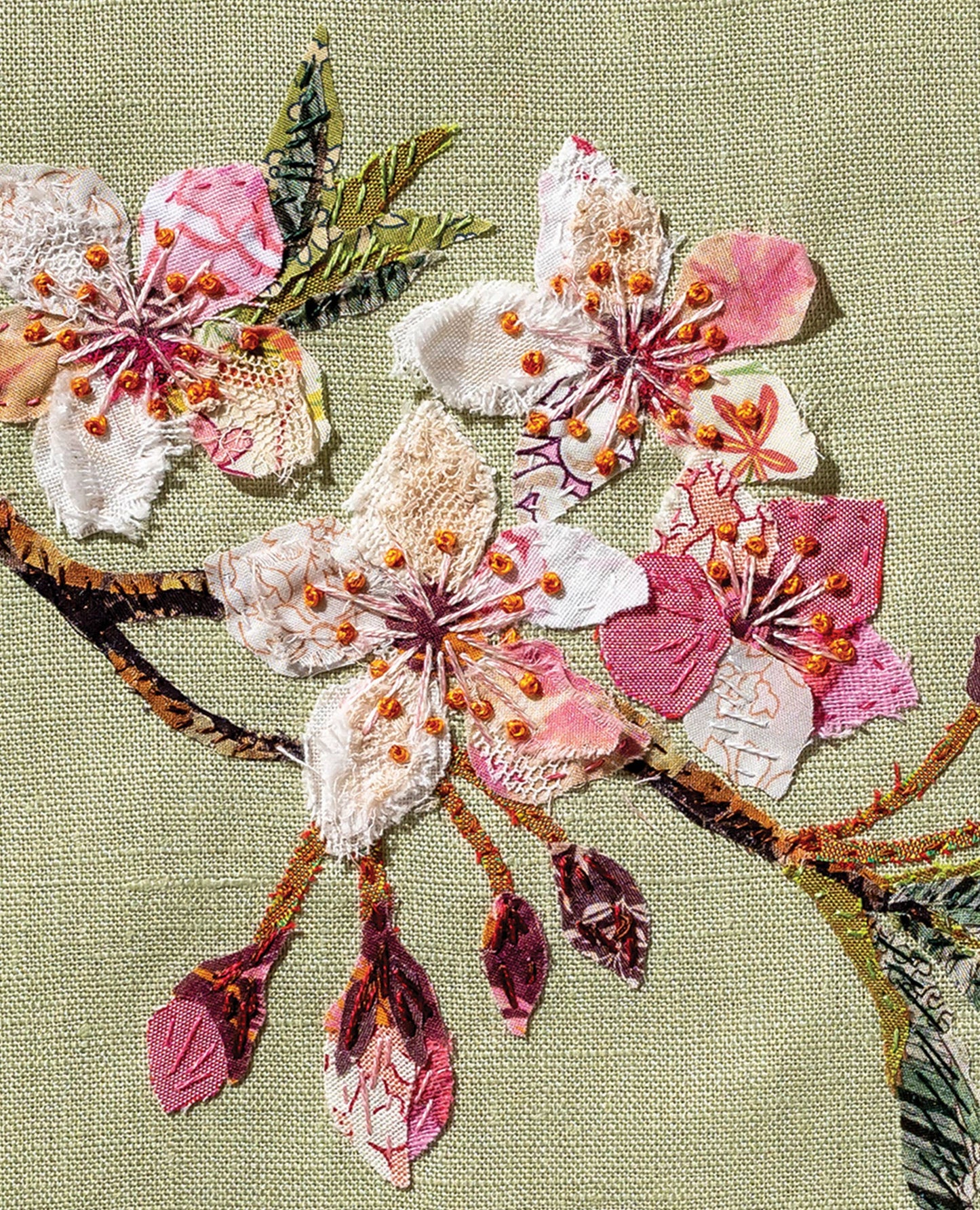 Wattle&Loop - Cherry Blossom Slow Stitching Kit