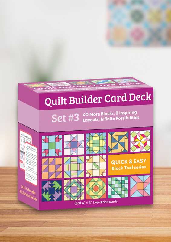 Simon & Schuster - Quilt Builder Card Deck Set #3 by