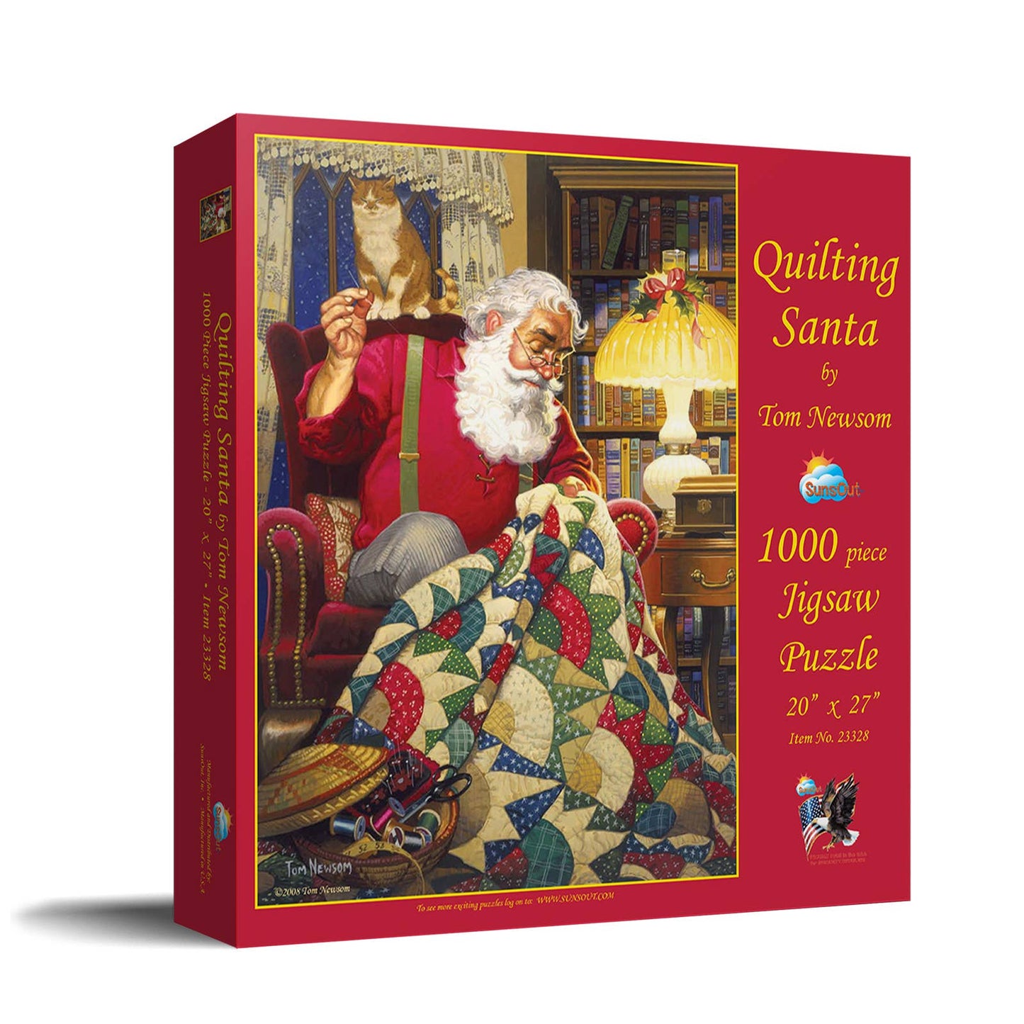 SunsOut - 0242 Quilting Santa 1000 pc Puzzle
