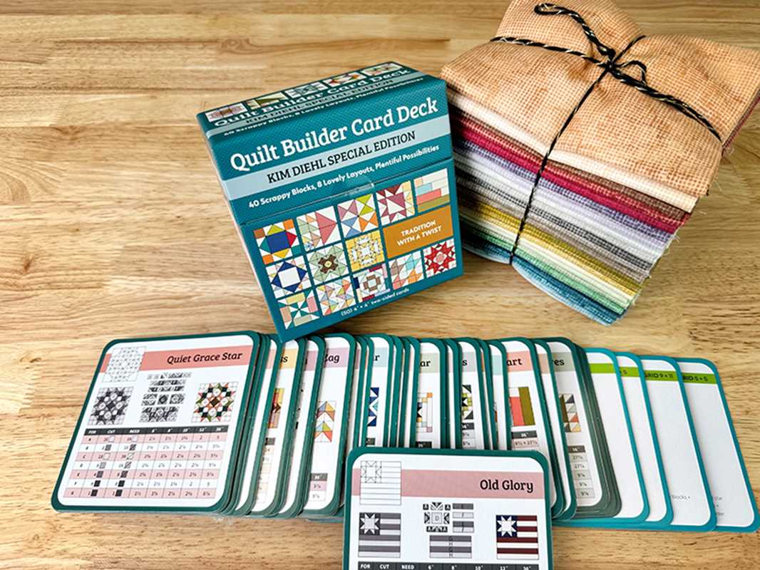 Simon & Schuster - Quilt Builder Card Deck Kim Diehl Special Edition by Kim Diehl