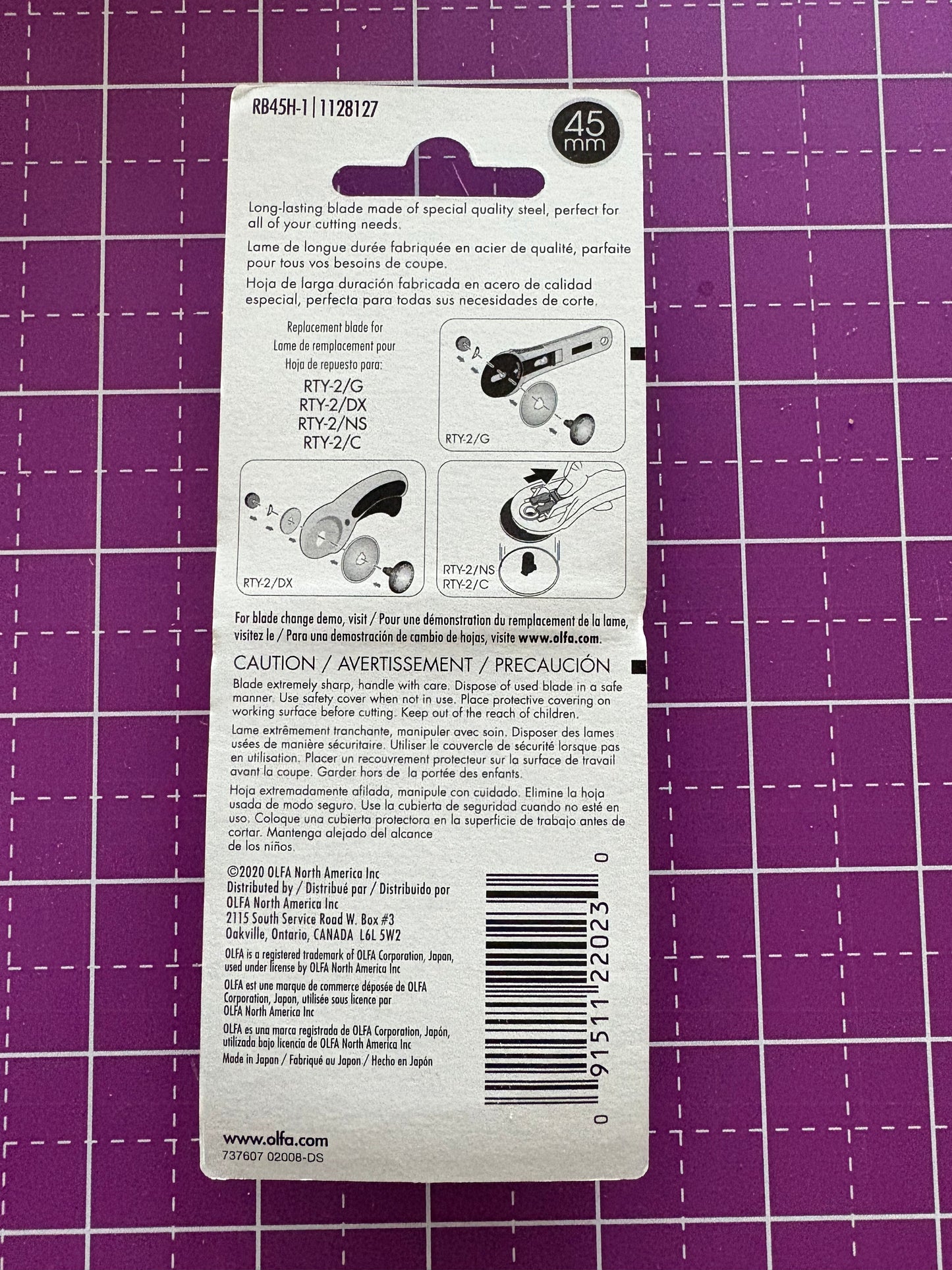Olfa Endurance Blade 45mm 1 pk