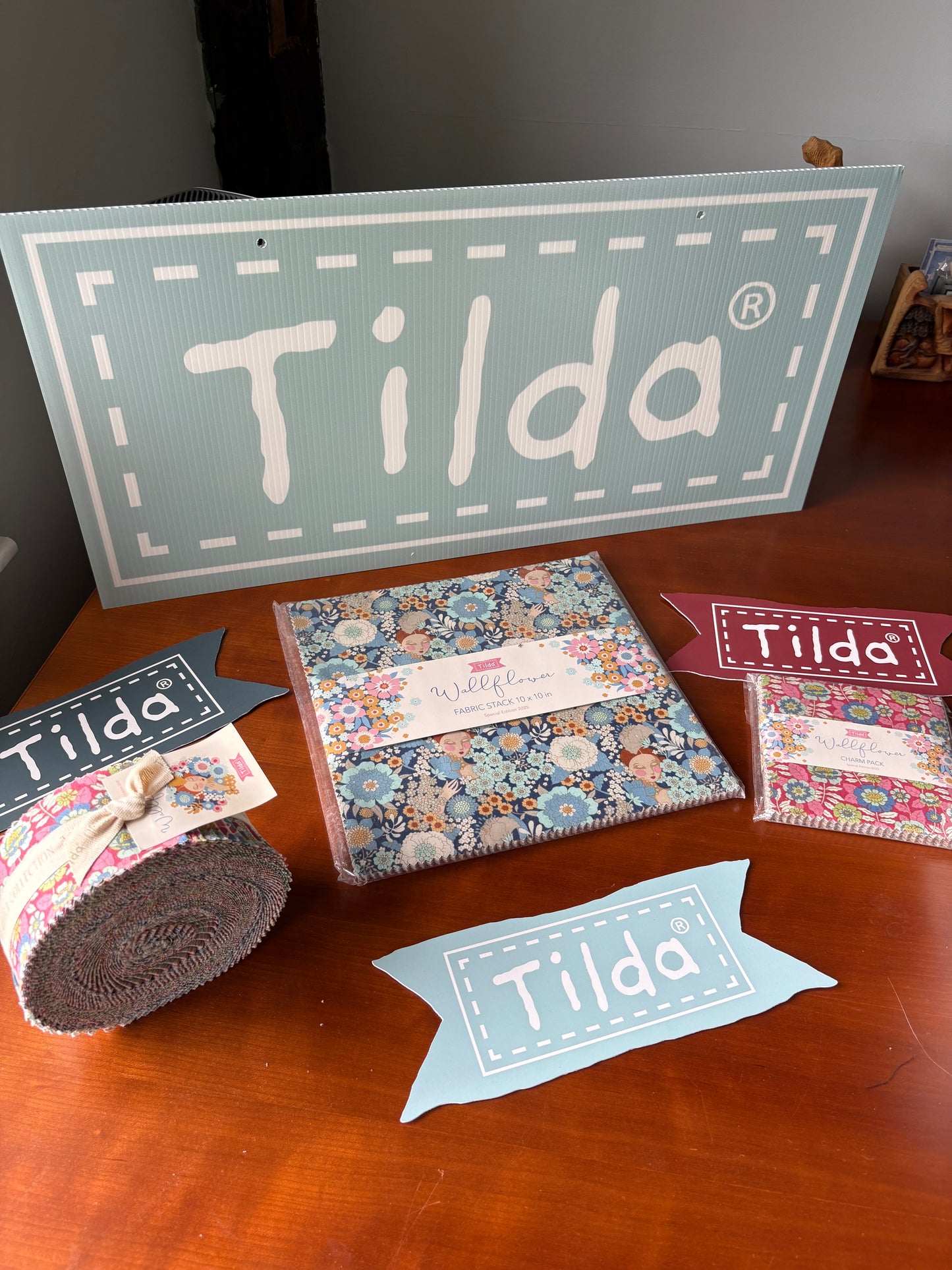 Tilda Wallflower Charm Pack 5in Squares, 40pcs