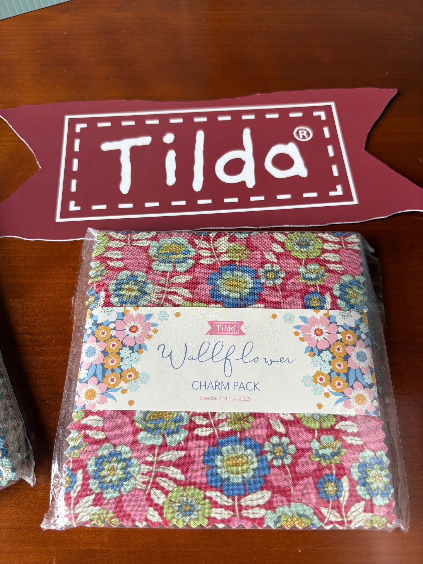 Tilda Wallflower Charm Pack 5in Squares, 40pcs