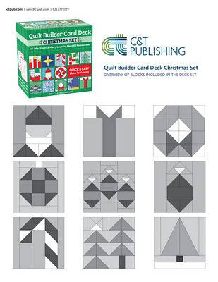 Quilt Builder Card Deck ***CHRISTMAS***