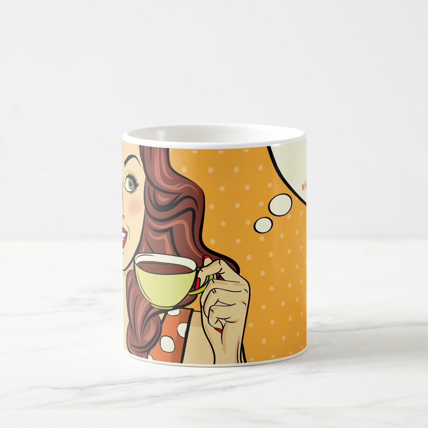 Quilters "Life happens when you're quilting." 11 oz mug