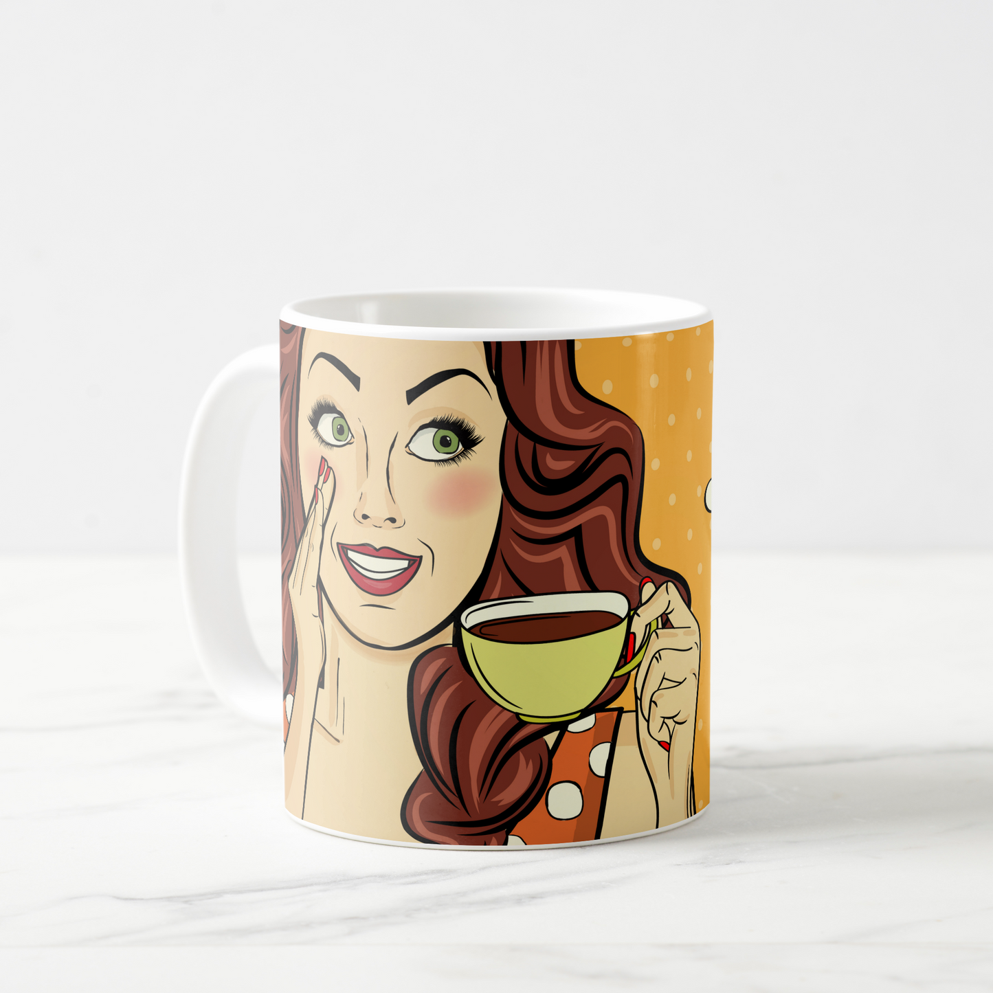 Quilters "Life happens when you're quilting." 11 oz mug
