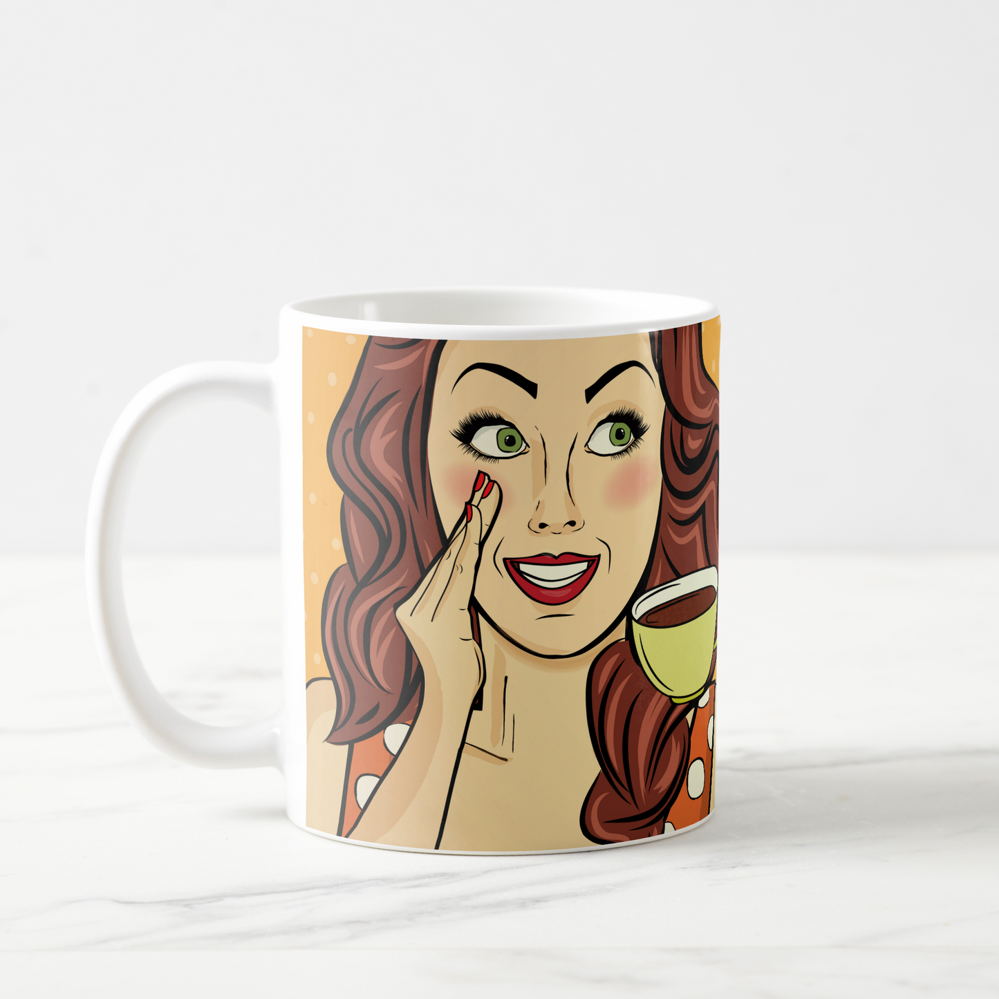 Quilters "Life happens when you're quilting." 11 oz mug