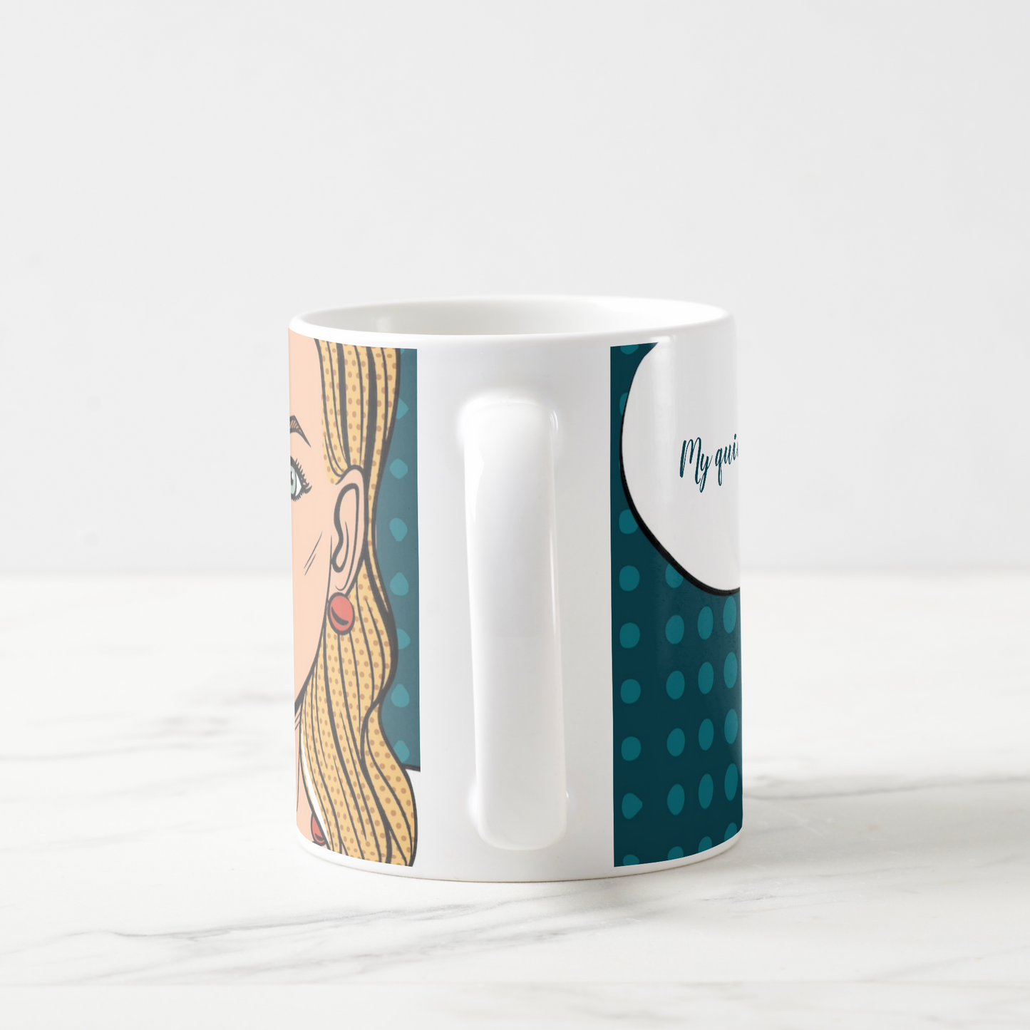 Quilters "My Quilting is Fueled by Coffee." 11 oz mug