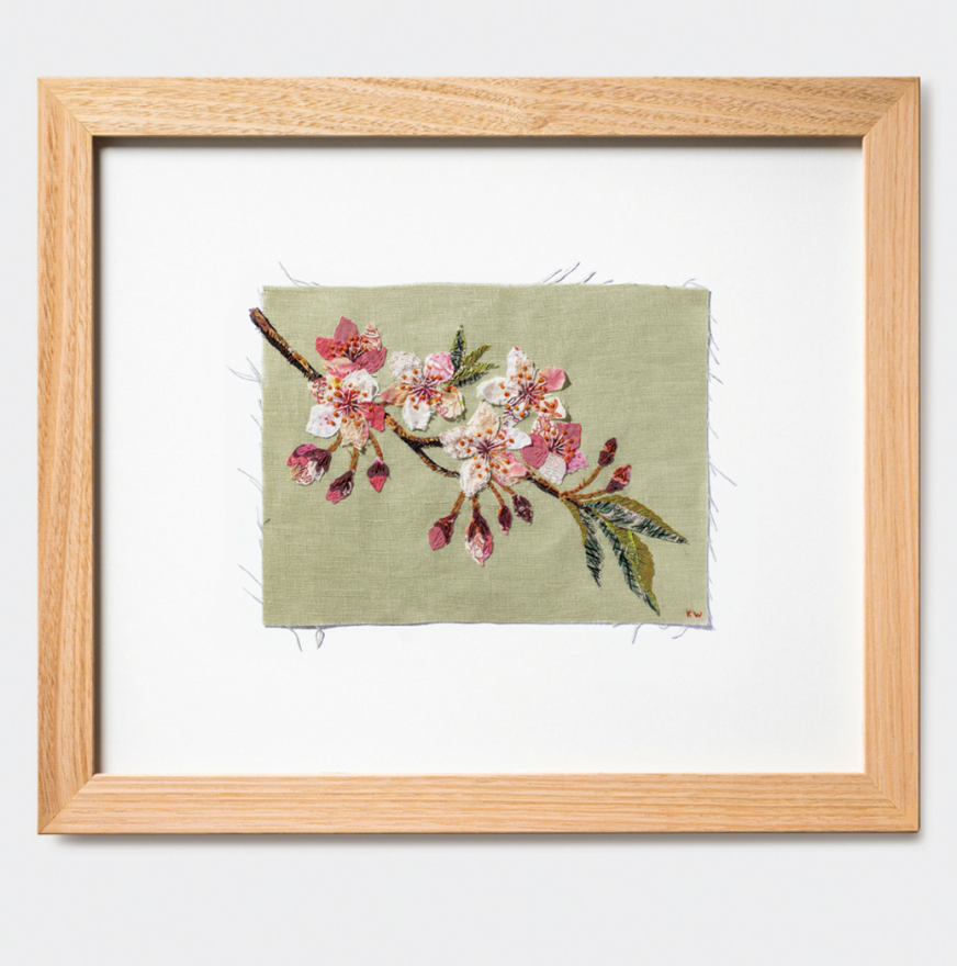 Wattle&Loop - Cherry Blossom Slow Stitching Kit