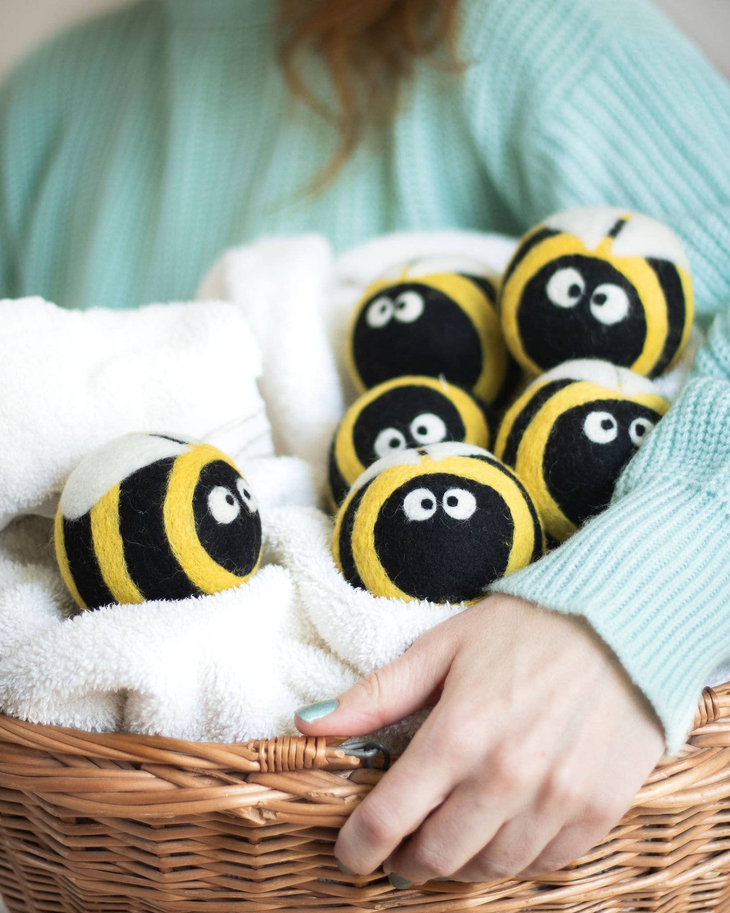 Friendsheep - Bee Trio Eco Wool Dryer Balls - Set of 3