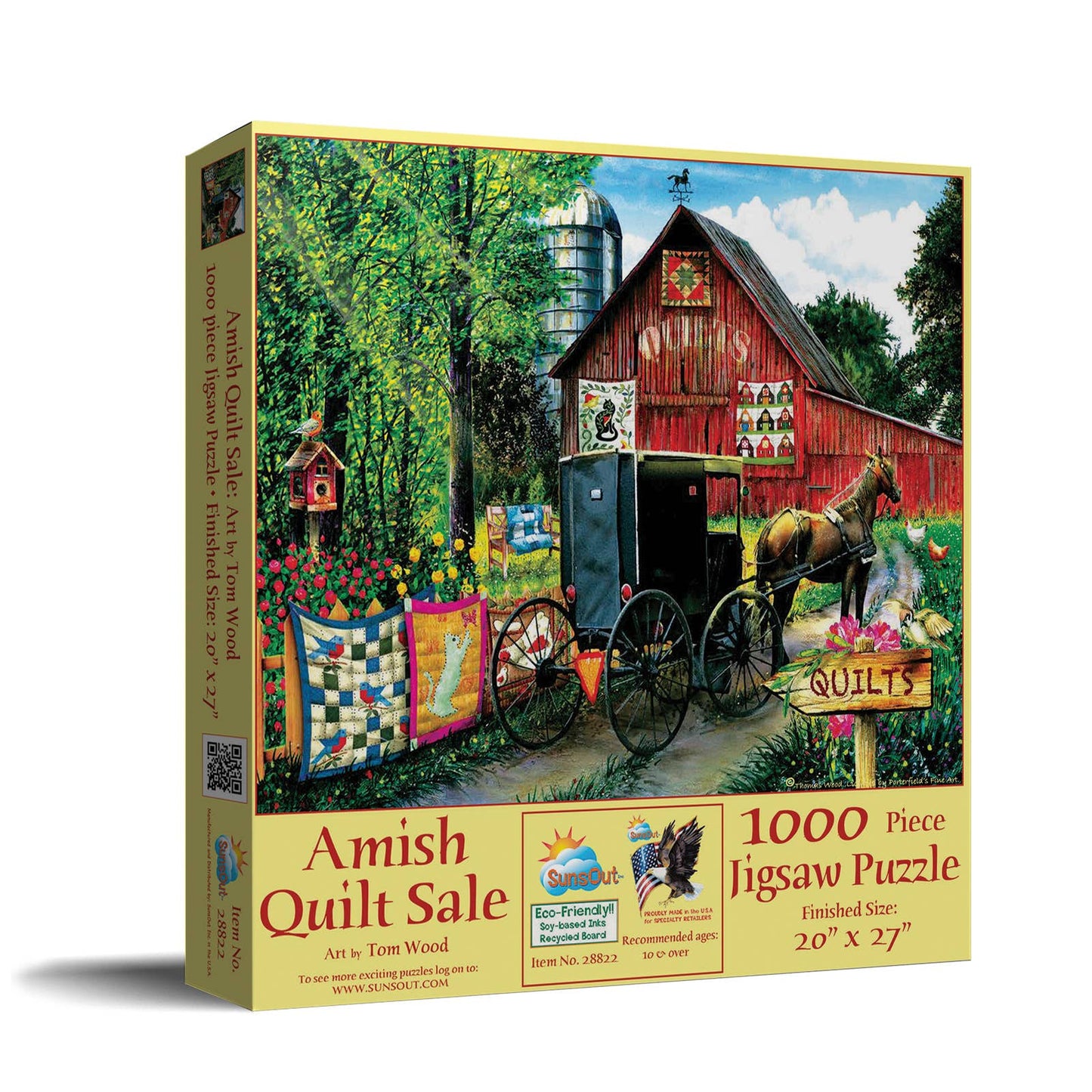 SunsOut - 5114 Amish Quilt Sale 1000 pc Puzzle