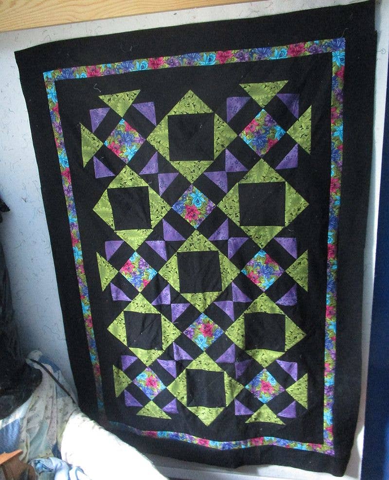 PhoebeMoon Designs - Wildflower Garden Throw Quilt Pattern