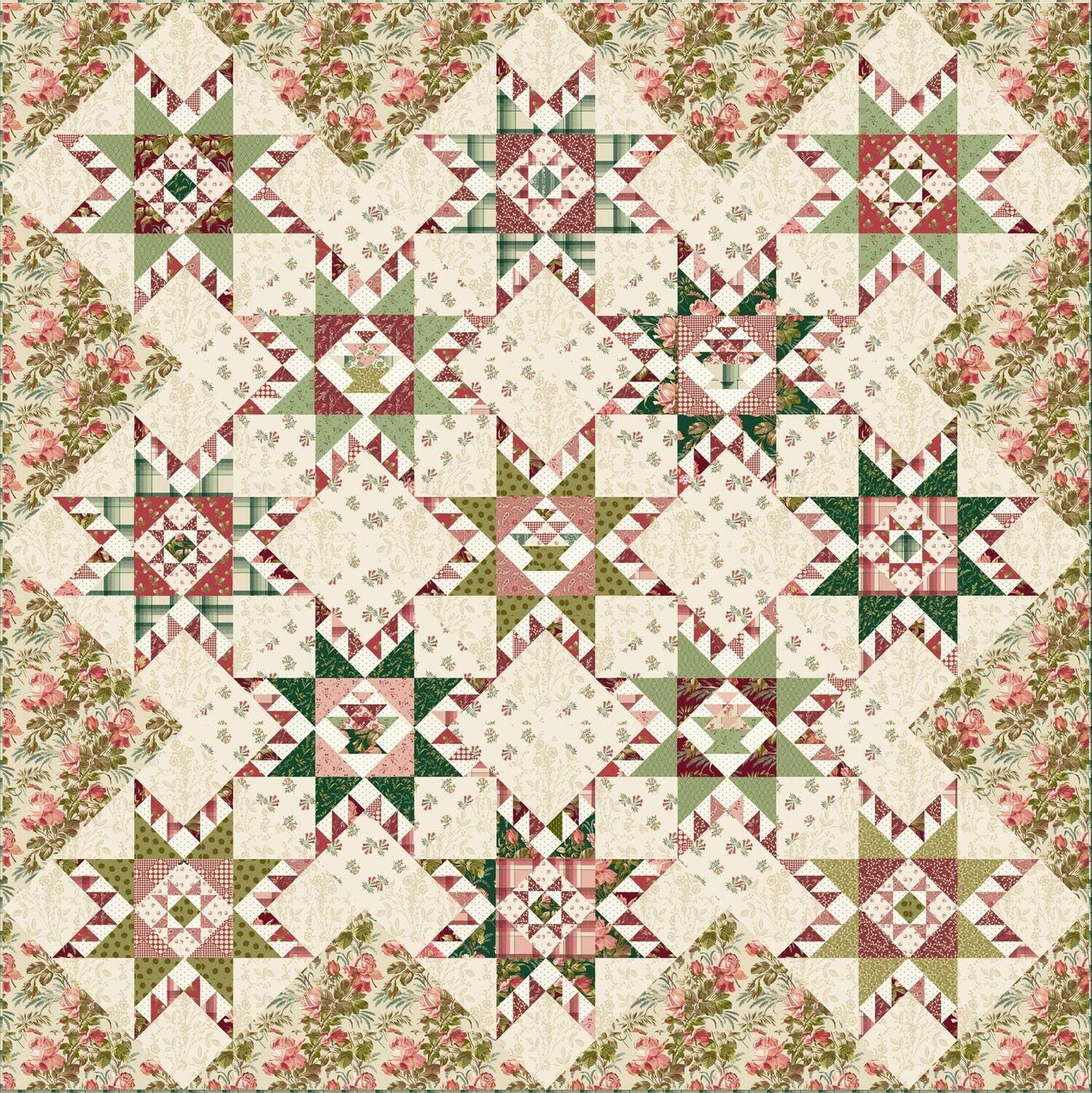 Laundry Basket Quilts - Joyous Star Pattern