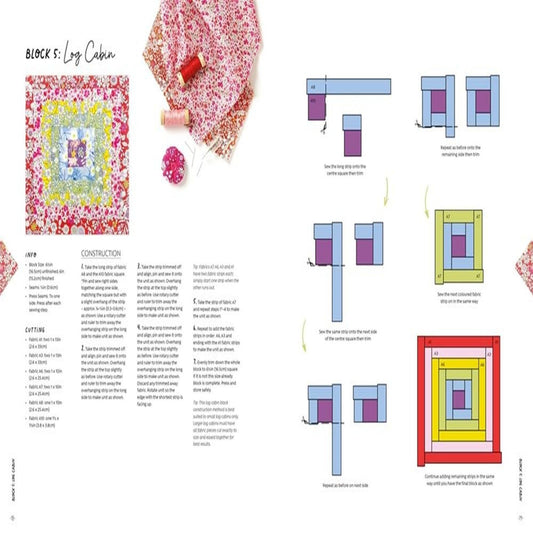 ADLE International - Alice's Wonderland Sampler Quilt: 100 Quilt Blocks to Improv
