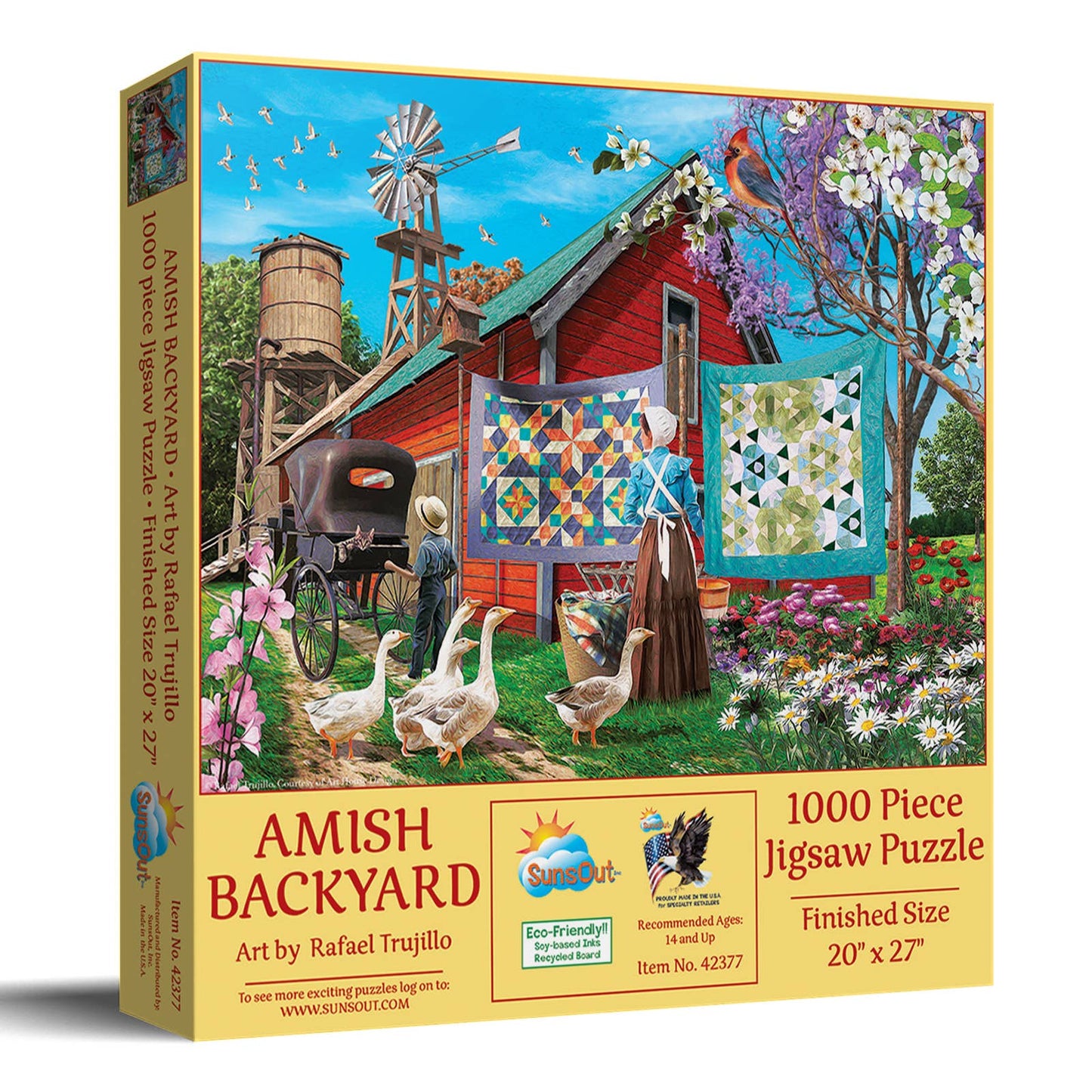 SunsOut - 0680 Amish Backyard 1000 pc Puzzle