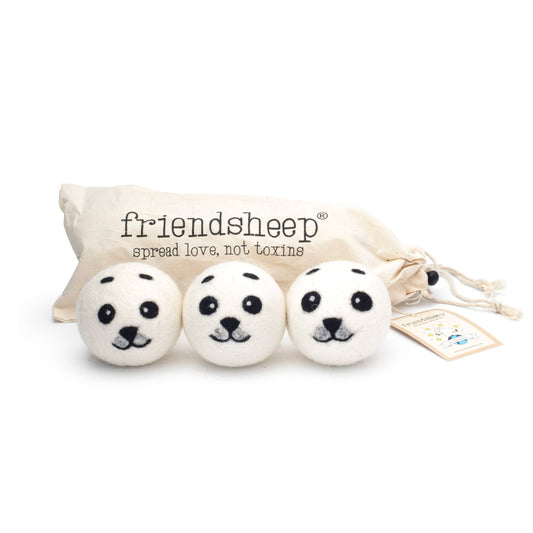 Friendsheep - Baby Seals Eco Wool Dryer Balls - Set of 3