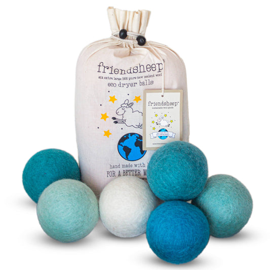Friendsheep - Blue Ocean Eco Wool Dryer Balls