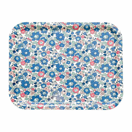 Alice Caroline - Liberty Fabric Tray Betsy Blue (B) | Homewares & Gifting