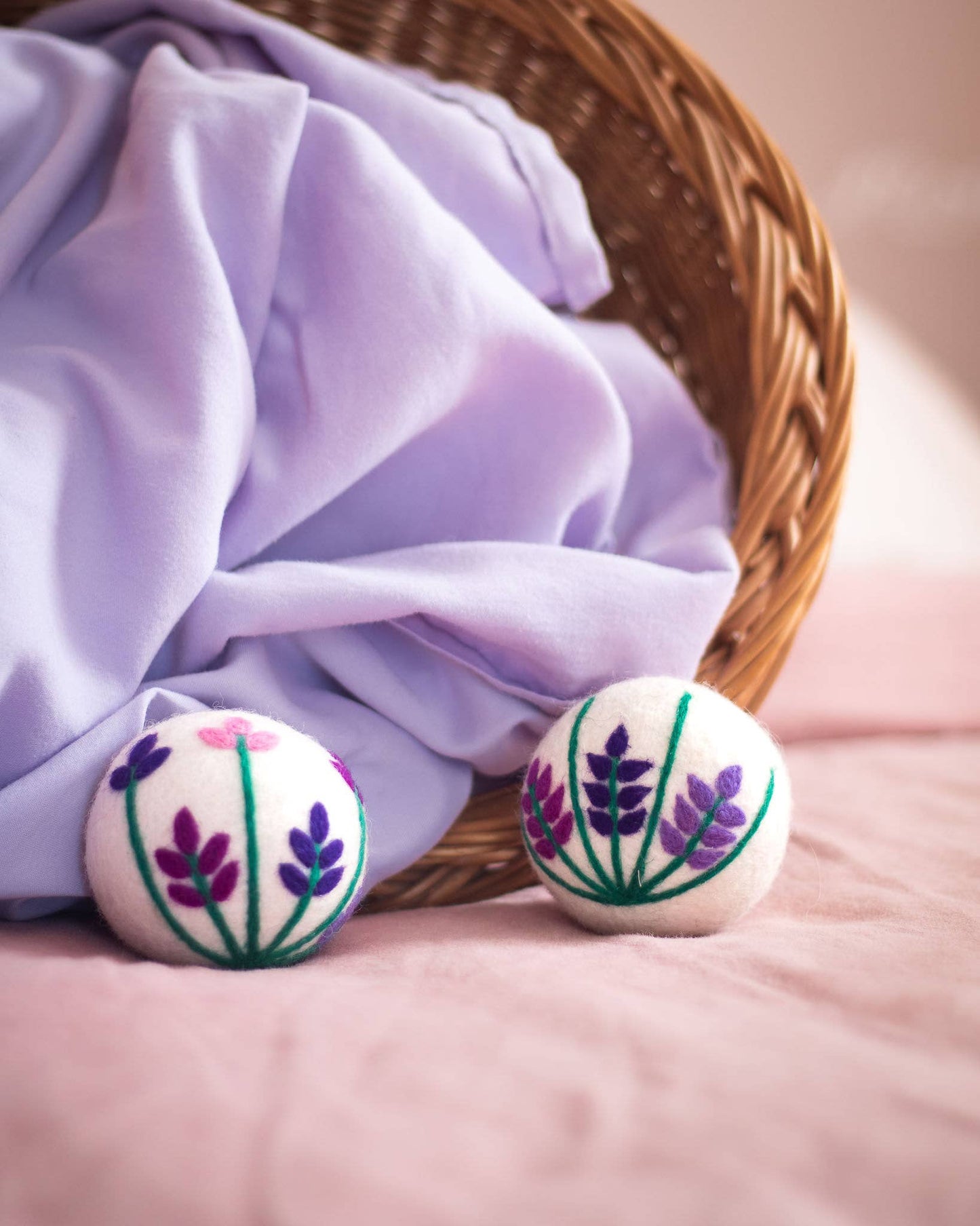 Friendsheep - Lavender Fields Eco Wool Dryer Balls - BEE