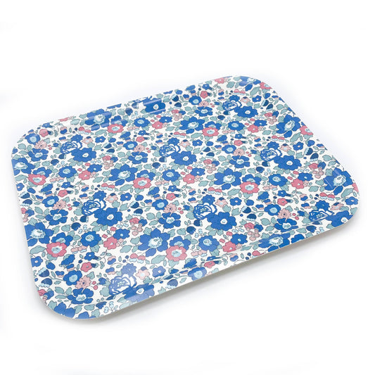 Alice Caroline - Liberty Fabric Tray Betsy Blue (B) | Homewares & Gifting