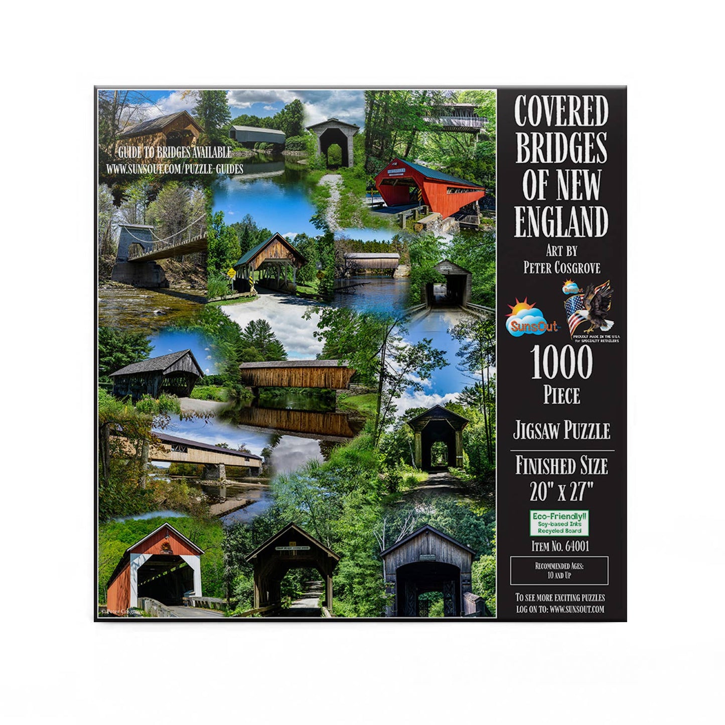 SunsOut - 0947 Covered Bridges of New England 1000 pc Puzzle
