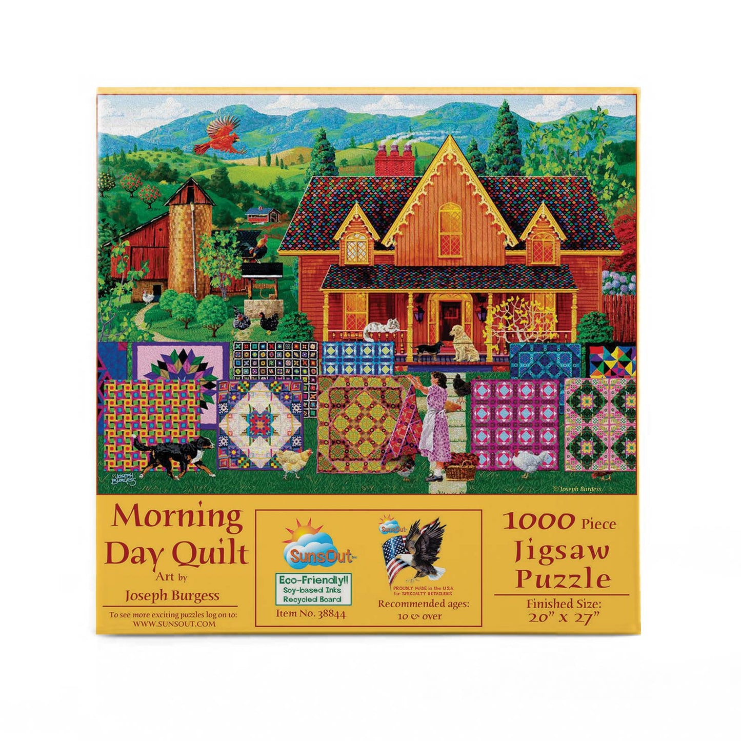 SunsOut - 0316 Morning Day Quilt 1000 pc Puzzle