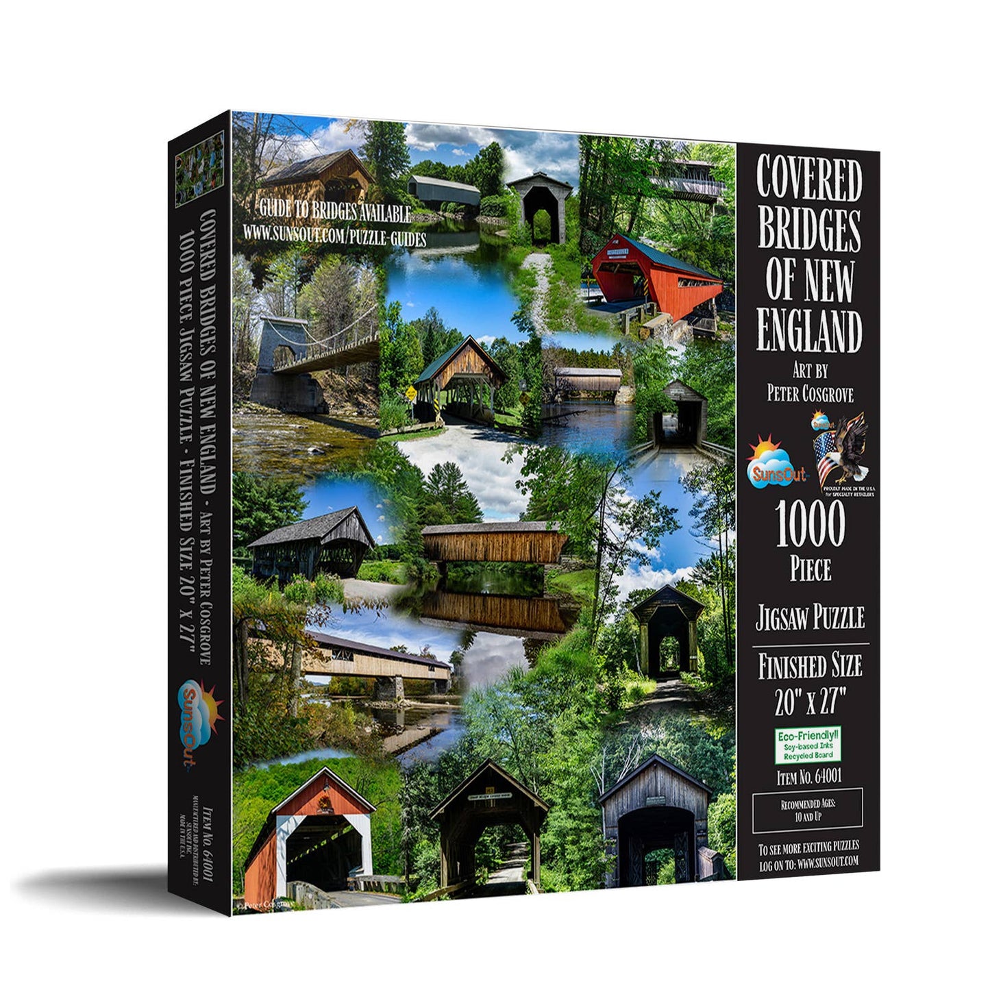 SunsOut - 0947 Covered Bridges of New England 1000 pc Puzzle