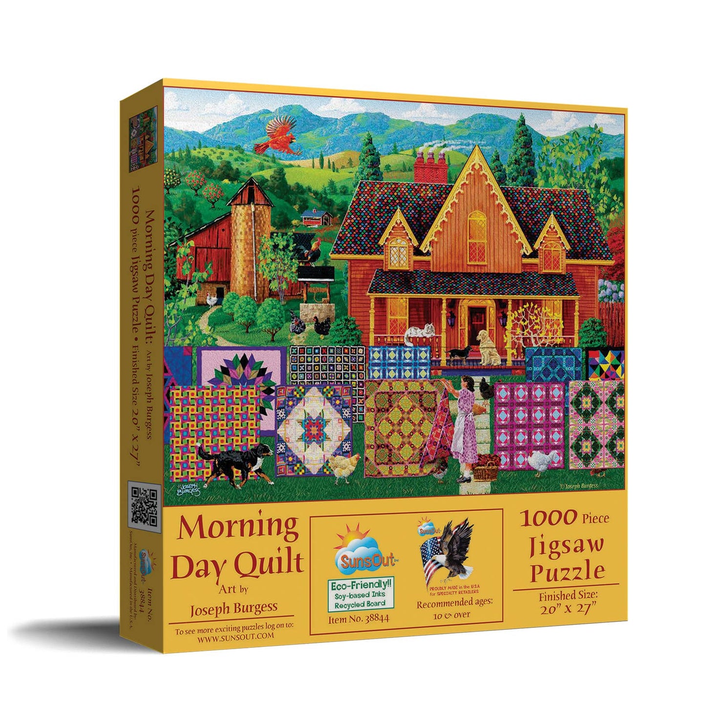 SunsOut - 0316 Morning Day Quilt 1000 pc Puzzle