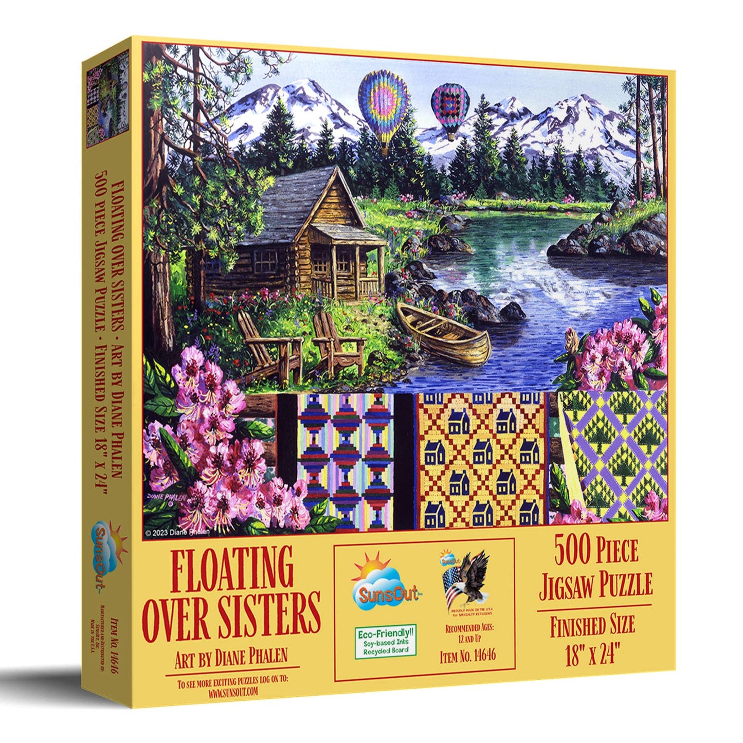 SunsOut - 0113 Floating over Sisters 500 PC Puzzle