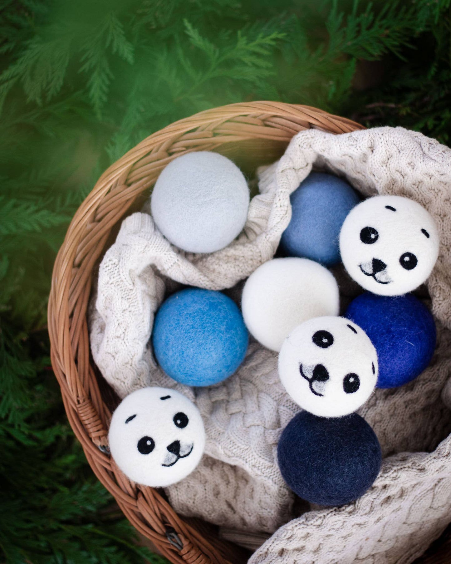 Friendsheep - Baby Seals Eco Wool Dryer Balls - Set of 3