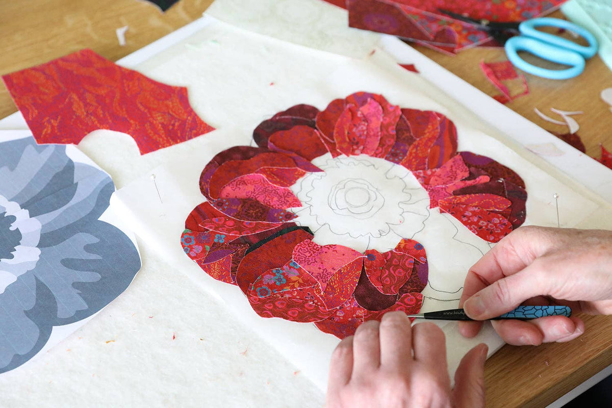 Collage Quilter - Anemone Fabric Collage Kit