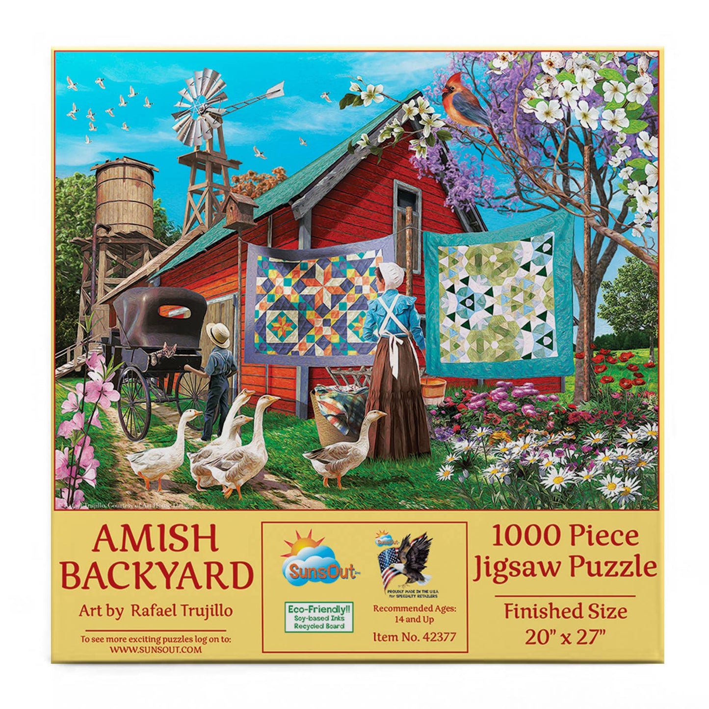 SunsOut - 0680 Amish Backyard 1000 pc Puzzle