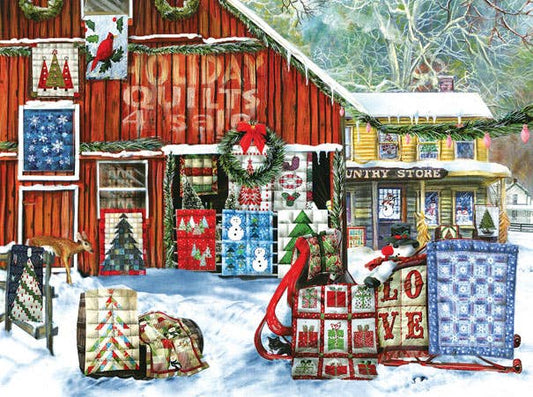 SunsOut - 0529 Holiday Quilts 1000 pc Puzzle
