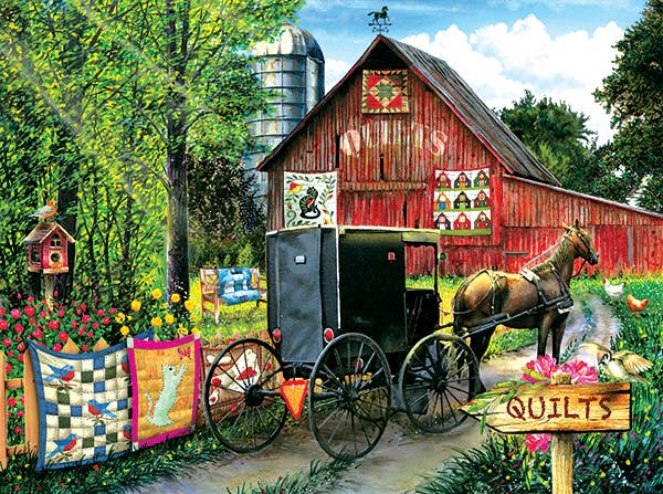 SunsOut - 5114 Amish Quilt Sale 1000 pc Puzzle