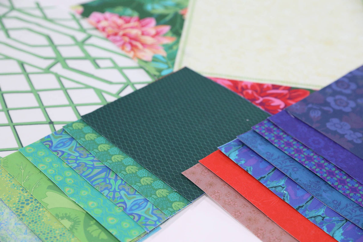 Collage Quilter - Hummingbird Fabric Collage Kit