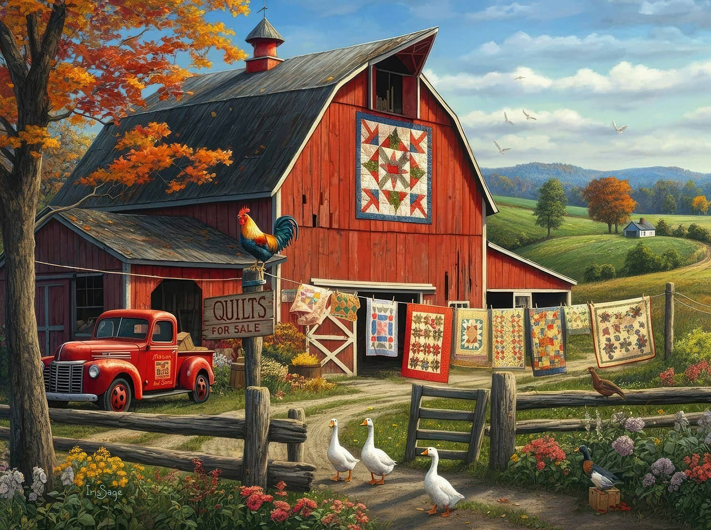 SunsOut - 0391 Country Charm 1000 pc Puzzle