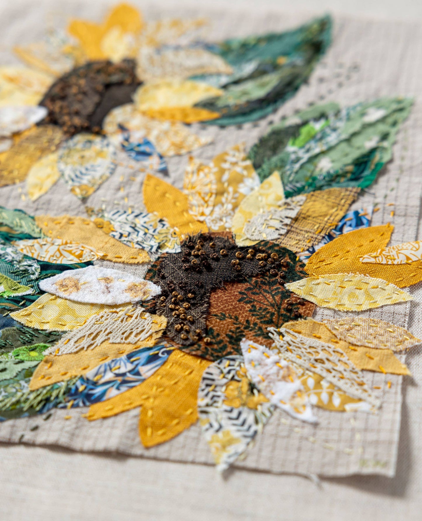 Wattle&Loop - Sun Flower Slow Stitching Kit