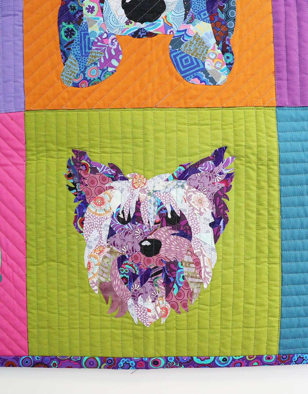 Collage Quilter - Pop Art Pups