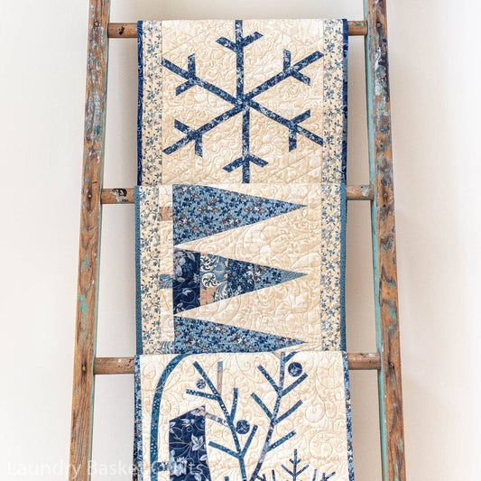 Laundry Basket Quilts - Sleigh Bell Runner Trio