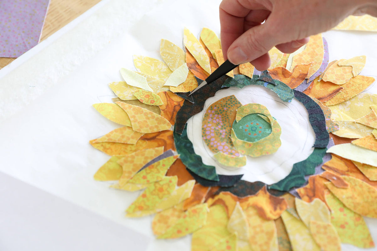 Collage Quilter - Sunflower Fabric Collage Kit