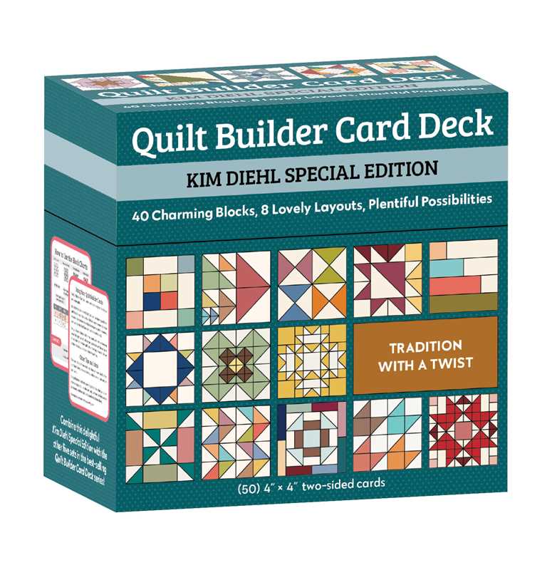 Simon & Schuster - Quilt Builder Card Deck Kim Diehl Special Edition by Kim Diehl