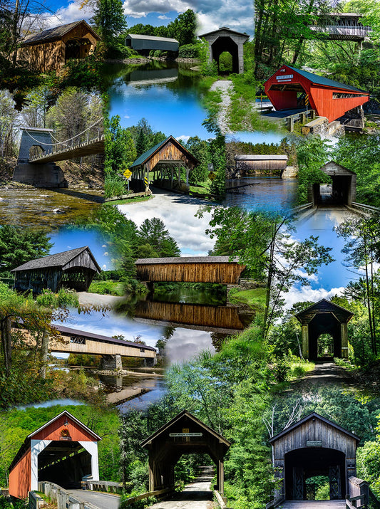SunsOut - 0947 Covered Bridges of New England 1000 pc Puzzle
