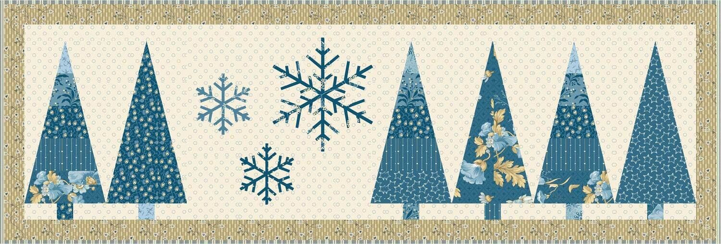 Laundry Basket Quilts - Sleigh Bell Runner Trio